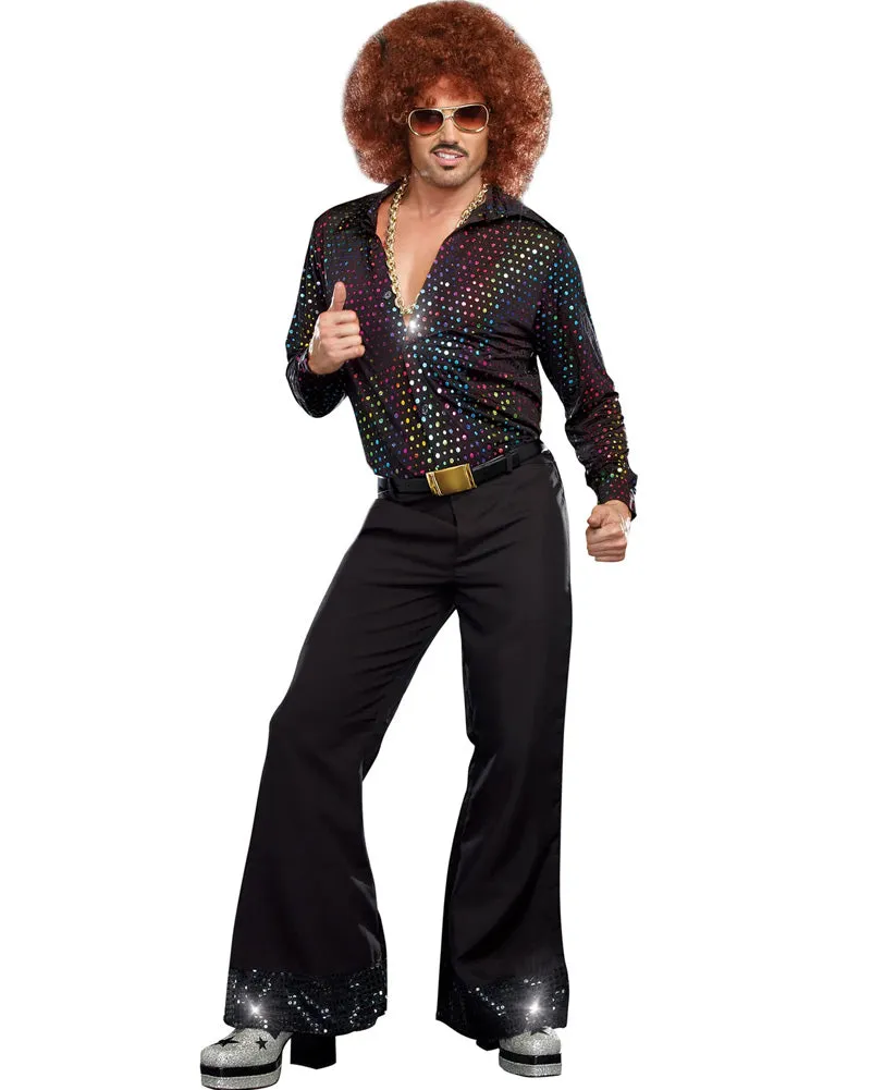 70s Disco Dude Mens Shirt