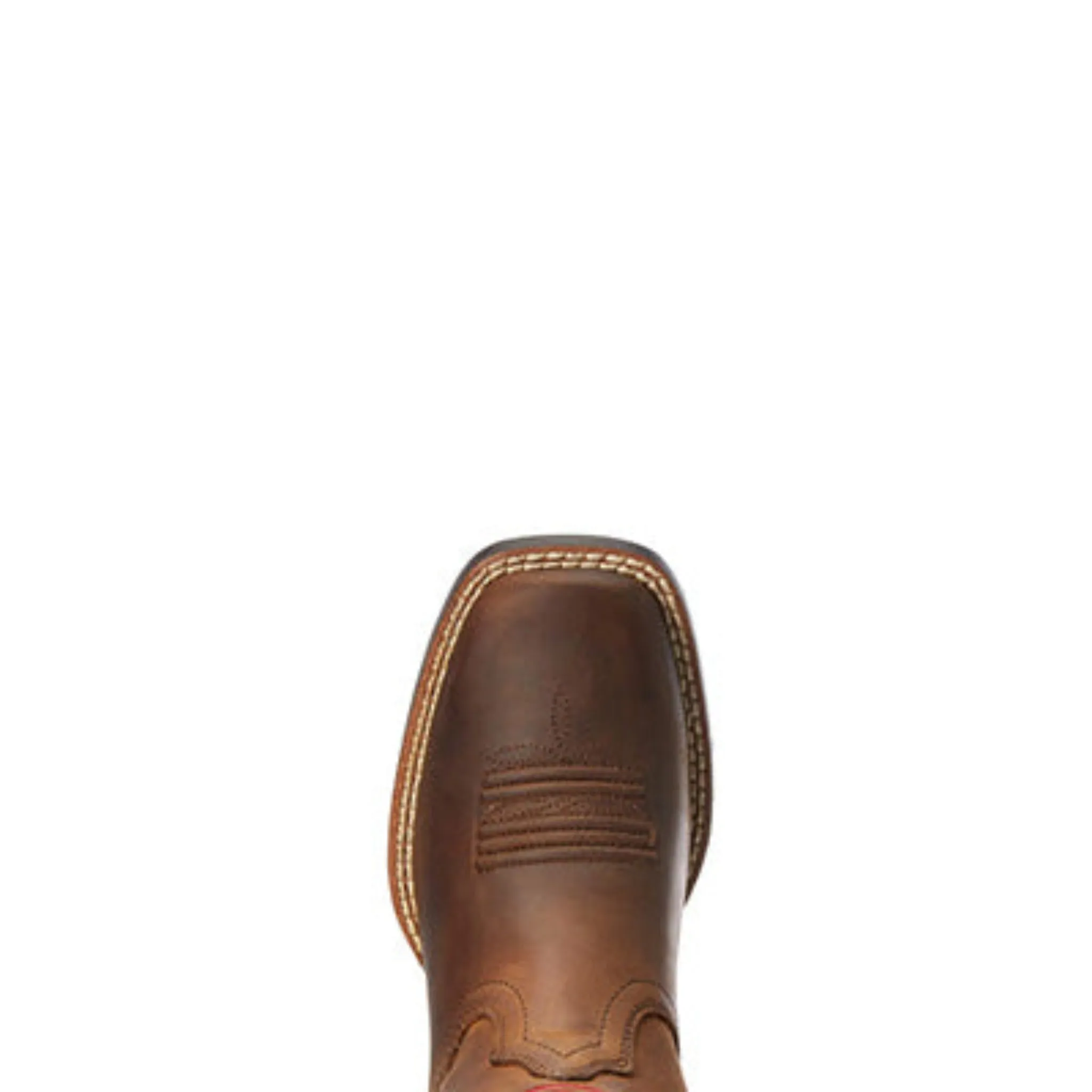 Ariat Kid's Patriot Distressed Brown Square Toe Boots