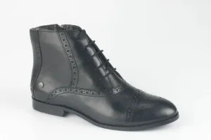 Blink by Bronx Women's Shoes Ankle Boots Cow Lucca Black Genuine Leather