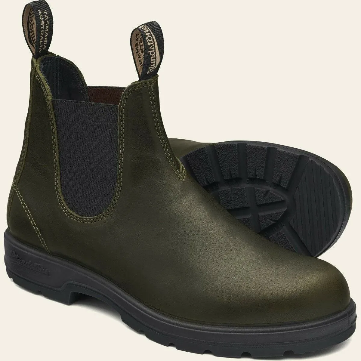 Blundstone Classic Shoes 2052 Dark Green Chelsea Boots Unisex Green Boots