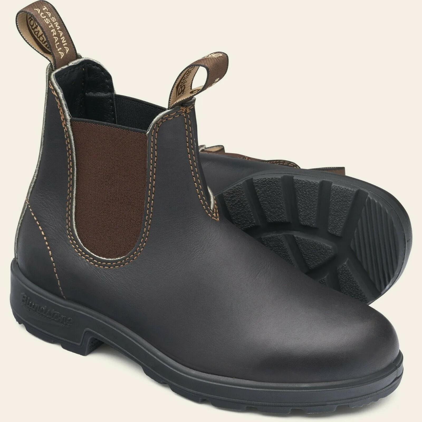 Blundstone Classic Shoes 500 Stout Brown Chelsea Boots Unisex Brown Boots NEW
