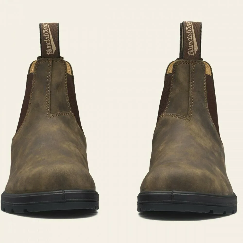 Blundstone Classic Shoes 585 Rustic Brown Chelsea Boots Unisex Brown Boots