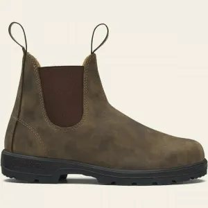 Blundstone Classic Shoes 585 Rustic Brown Chelsea Boots Unisex Brown Boots