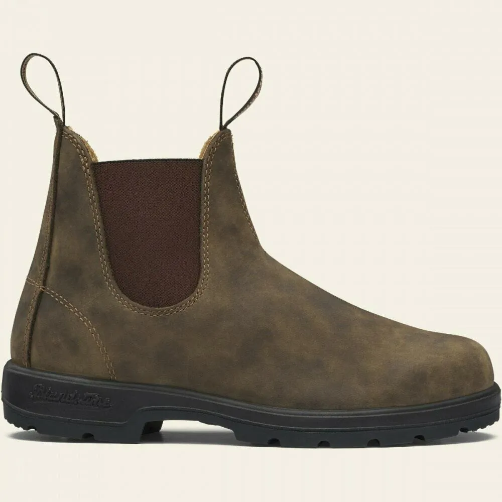 Blundstone Classic Shoes 585 Rustic Brown Chelsea Boots Unisex Brown Boots