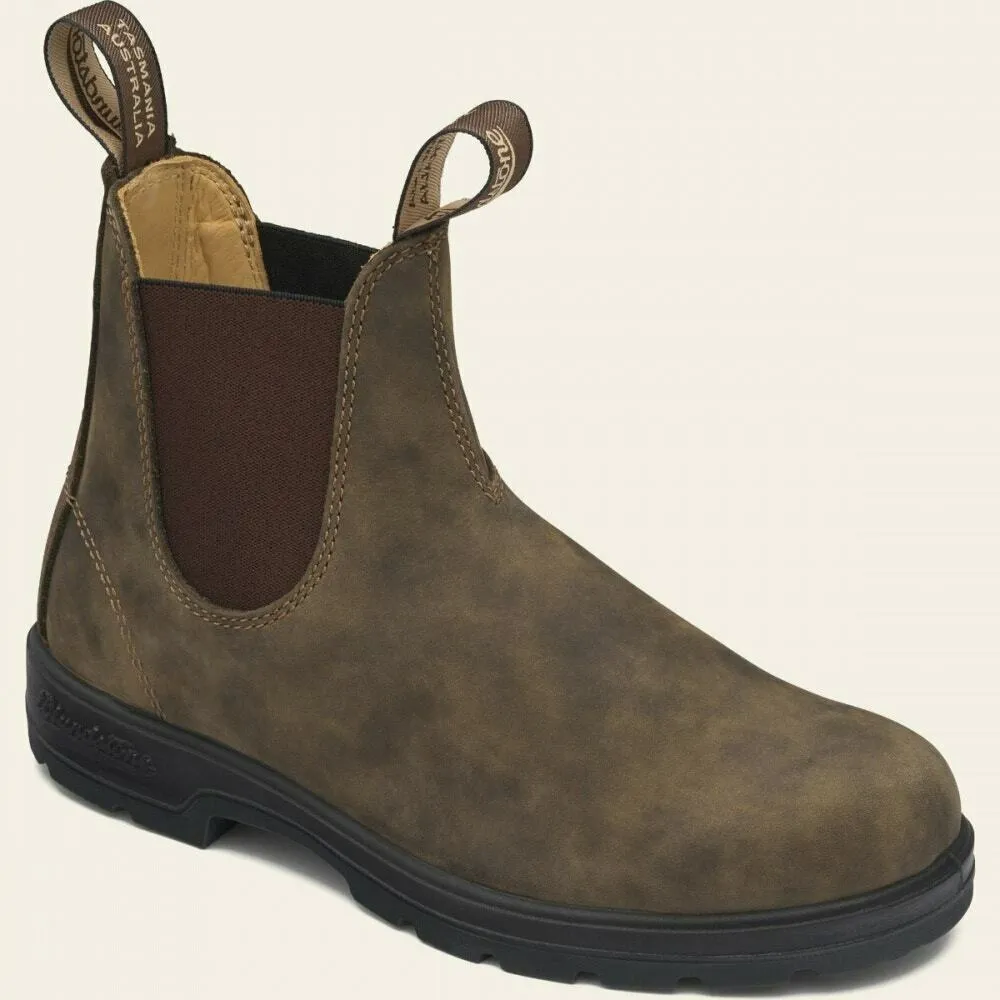 Blundstone Classic Shoes 585 Rustic Brown Chelsea Boots Unisex Brown Boots