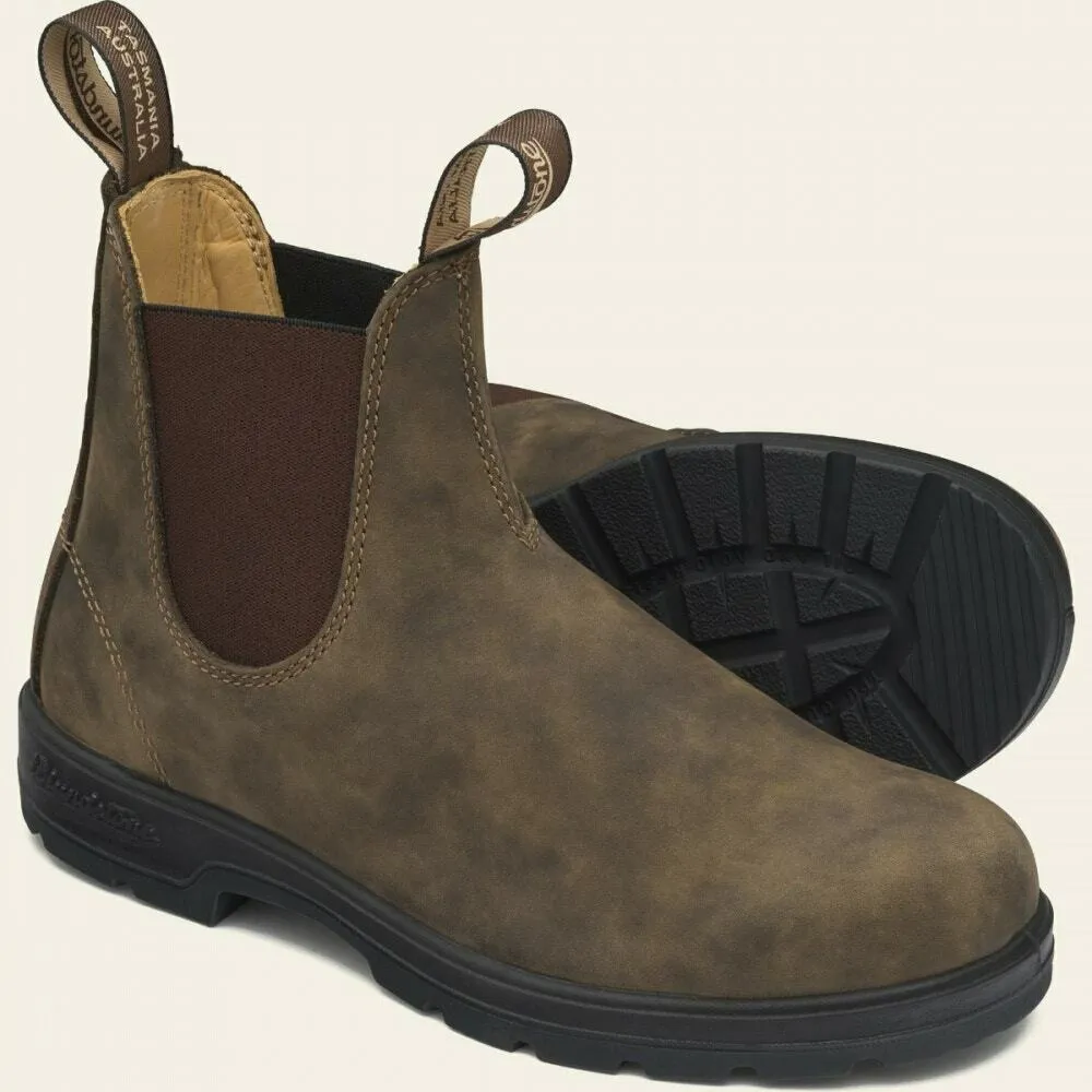 Blundstone Classic Shoes 585 Rustic Brown Chelsea Boots Unisex Brown Boots