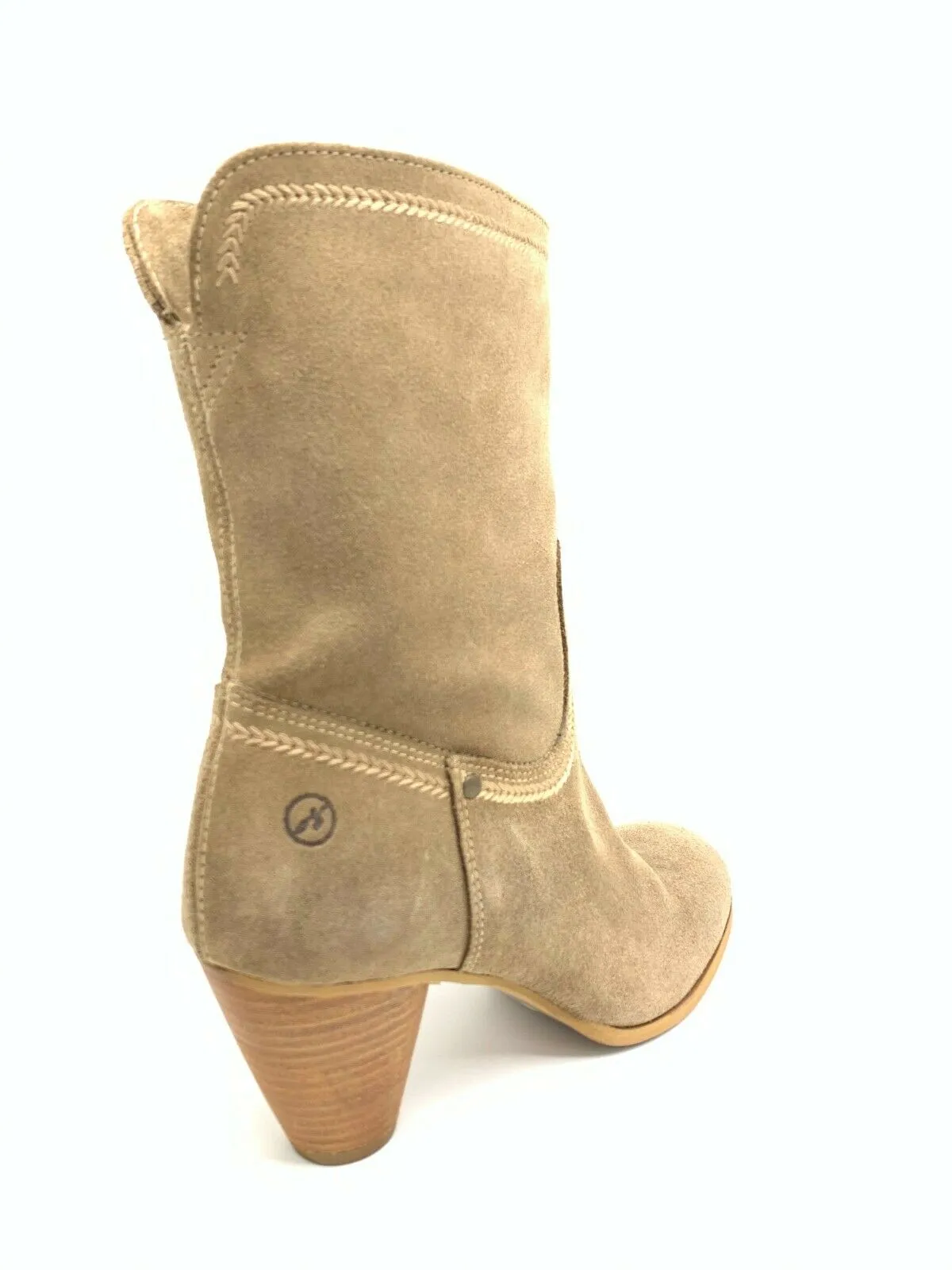 Bronx Boots Ankle Boots Women Pilot Beige Real Leather NEW