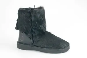 Bronx women's shoes pony ankle boots winter boots lined with real leather