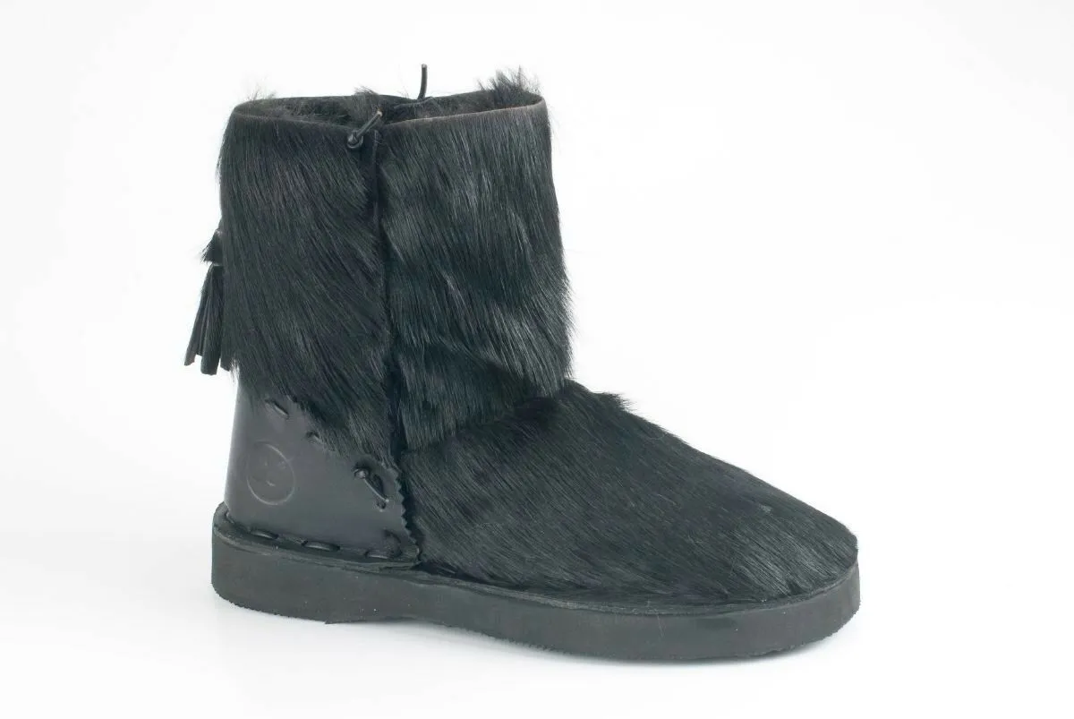 Bronx women's shoes pony ankle boots winter boots lined with real leather
