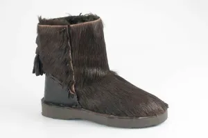 Bronx women's shoes pony ankle boots winter boots lined with real leather