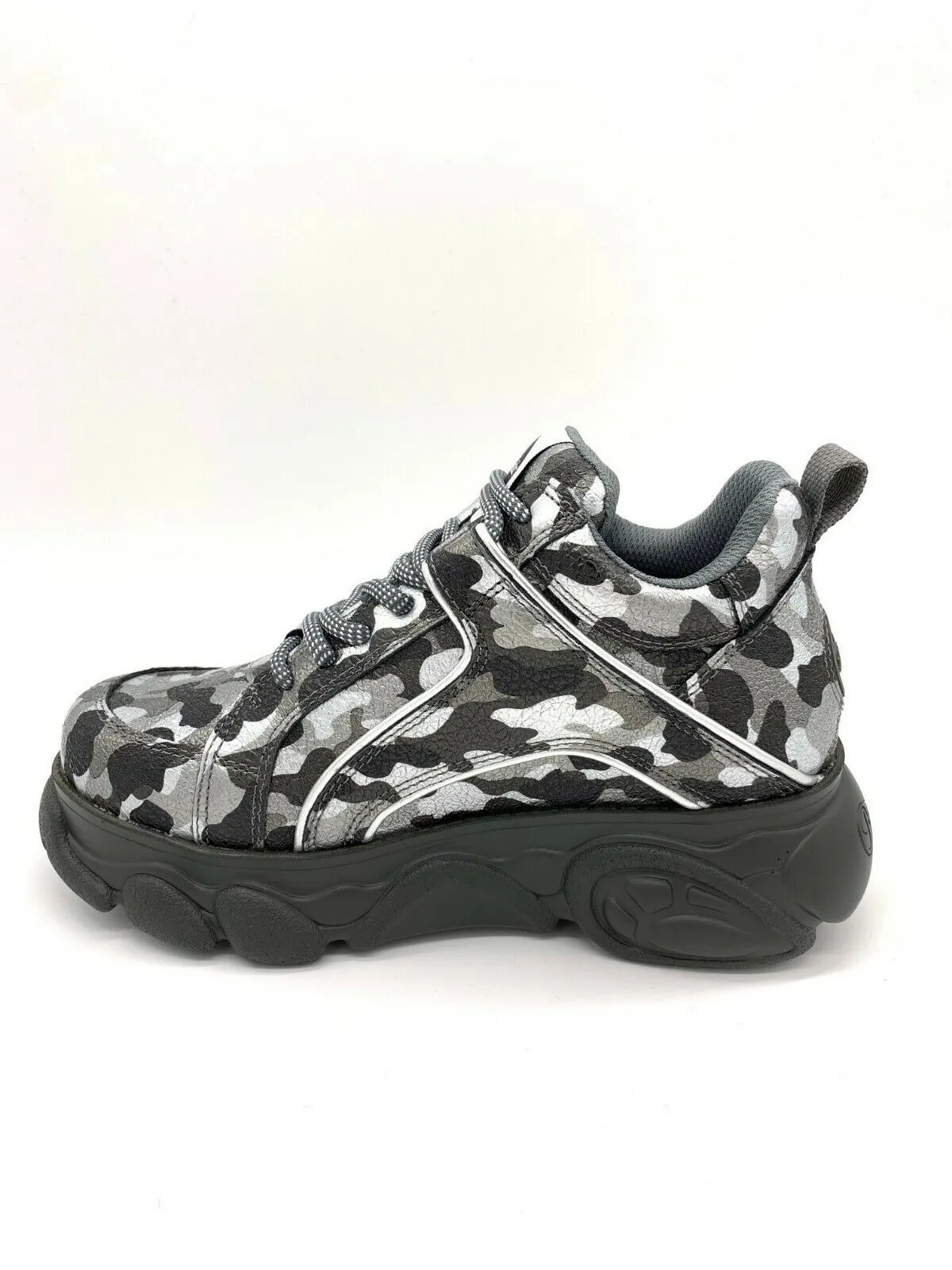 Buffalo Boots Shoes Sneaker Platform Shoes 90s Camouflage Military Design