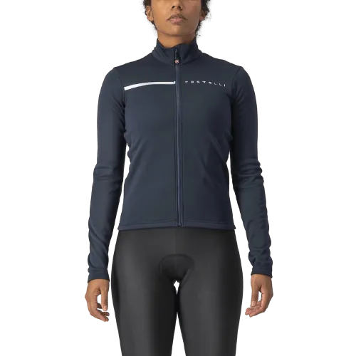 Castelli Sinergia 2 Womens Cycling Jersey (Savile Blue/Silver)
