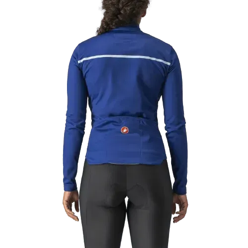 Castelli Sinergia 2 Womens Cycling Jersey (Sodalite Blue/Sterling Blue)