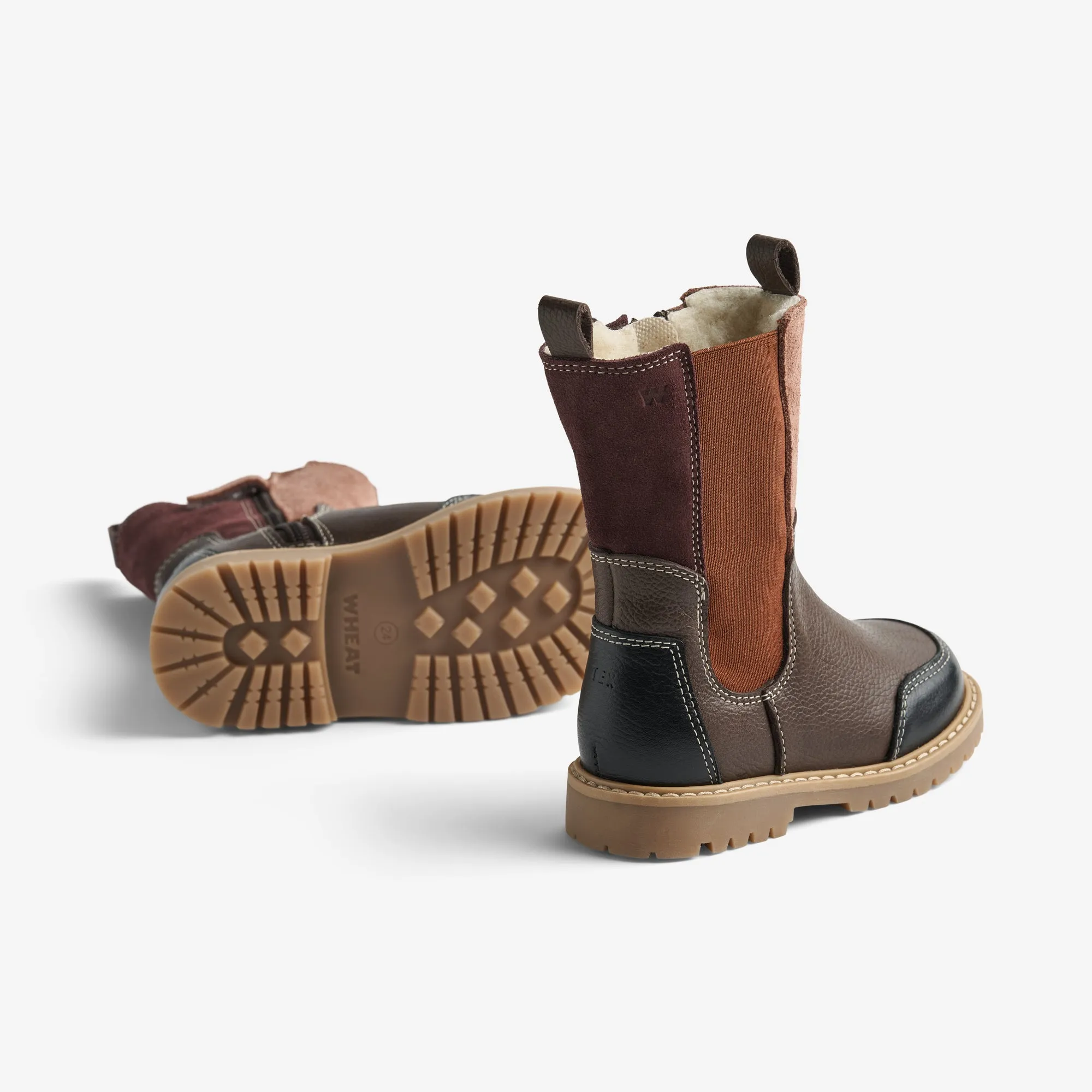 Chelsea Sonni Tex - dusty rouge Wheat