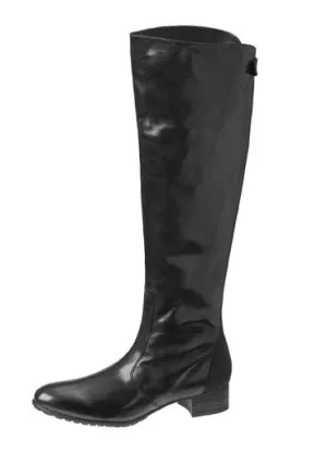 COMMA, women's shoes shoes boots boots leather jette high boots black