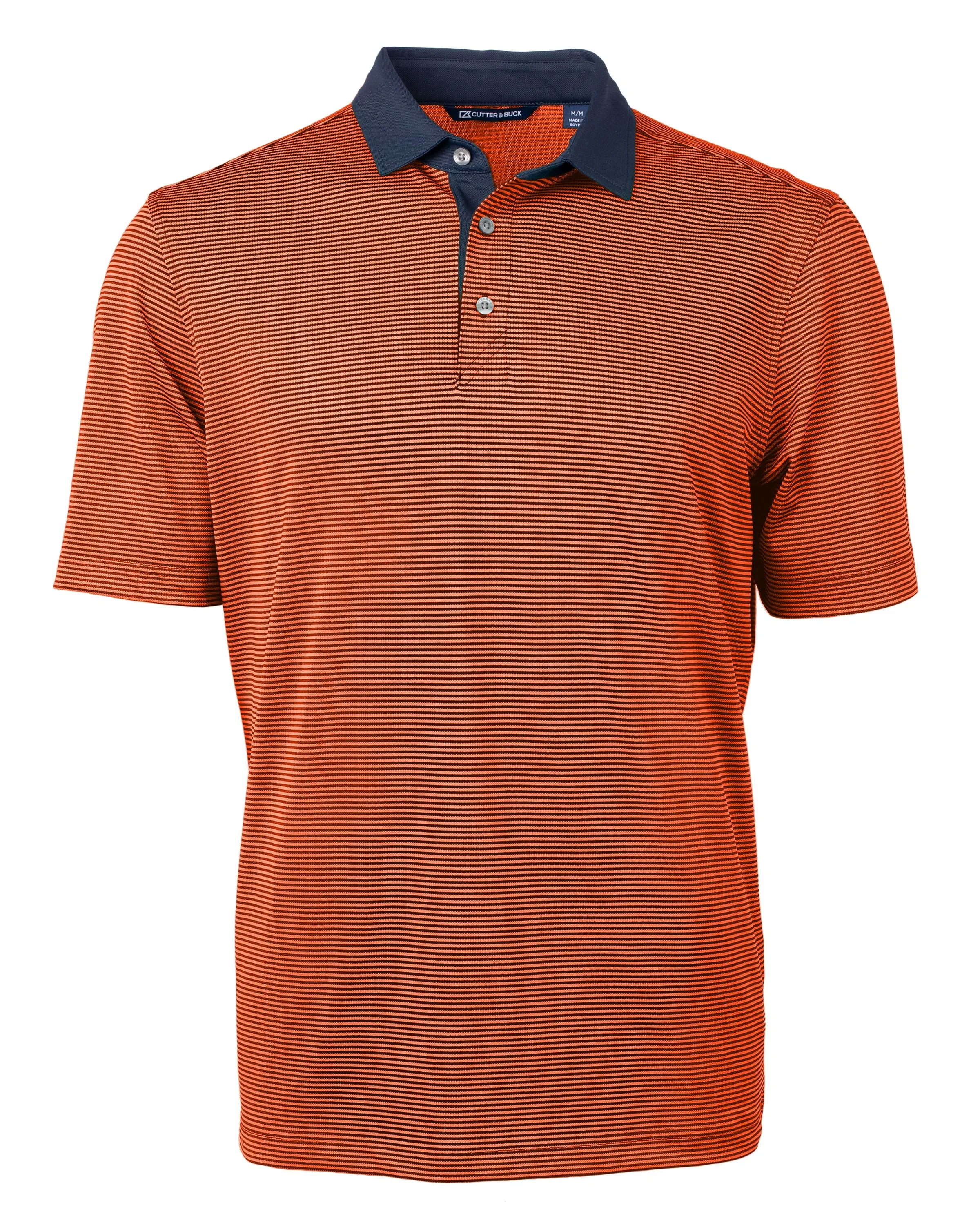 Cutter & Buck Virtue Eco Pique Micro Stripe Recycled Polo