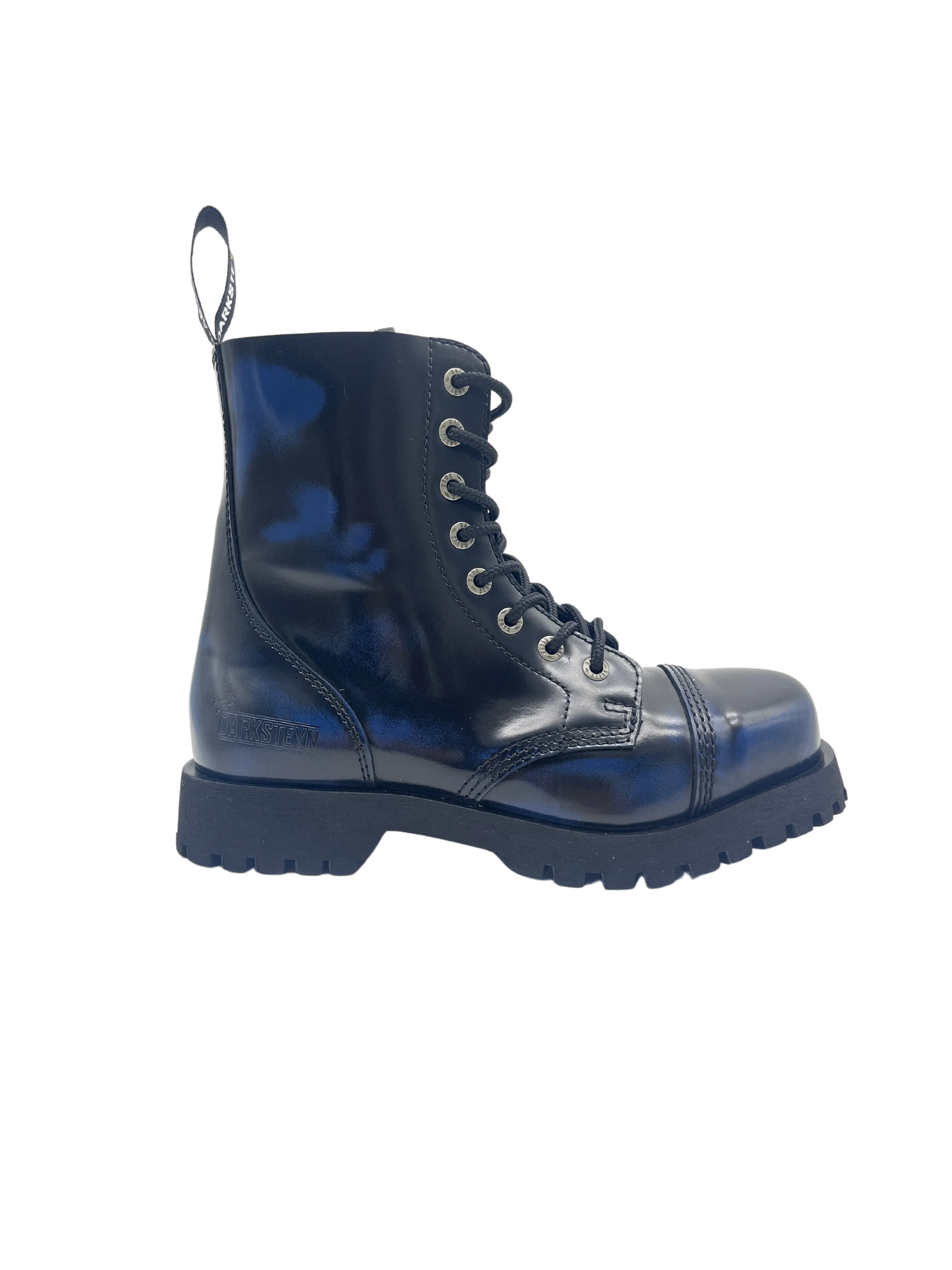 Darksteyn Boots Shoes 8 Eye Ranger Premium Boots Blue Blue
