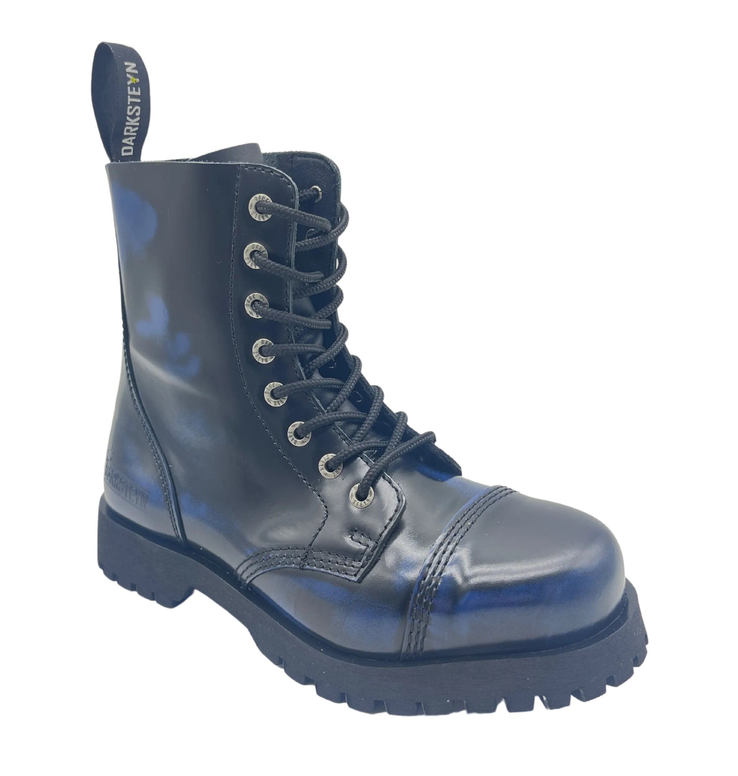 Darksteyn Boots Shoes 8 Eye Ranger Premium Boots Blue Blue