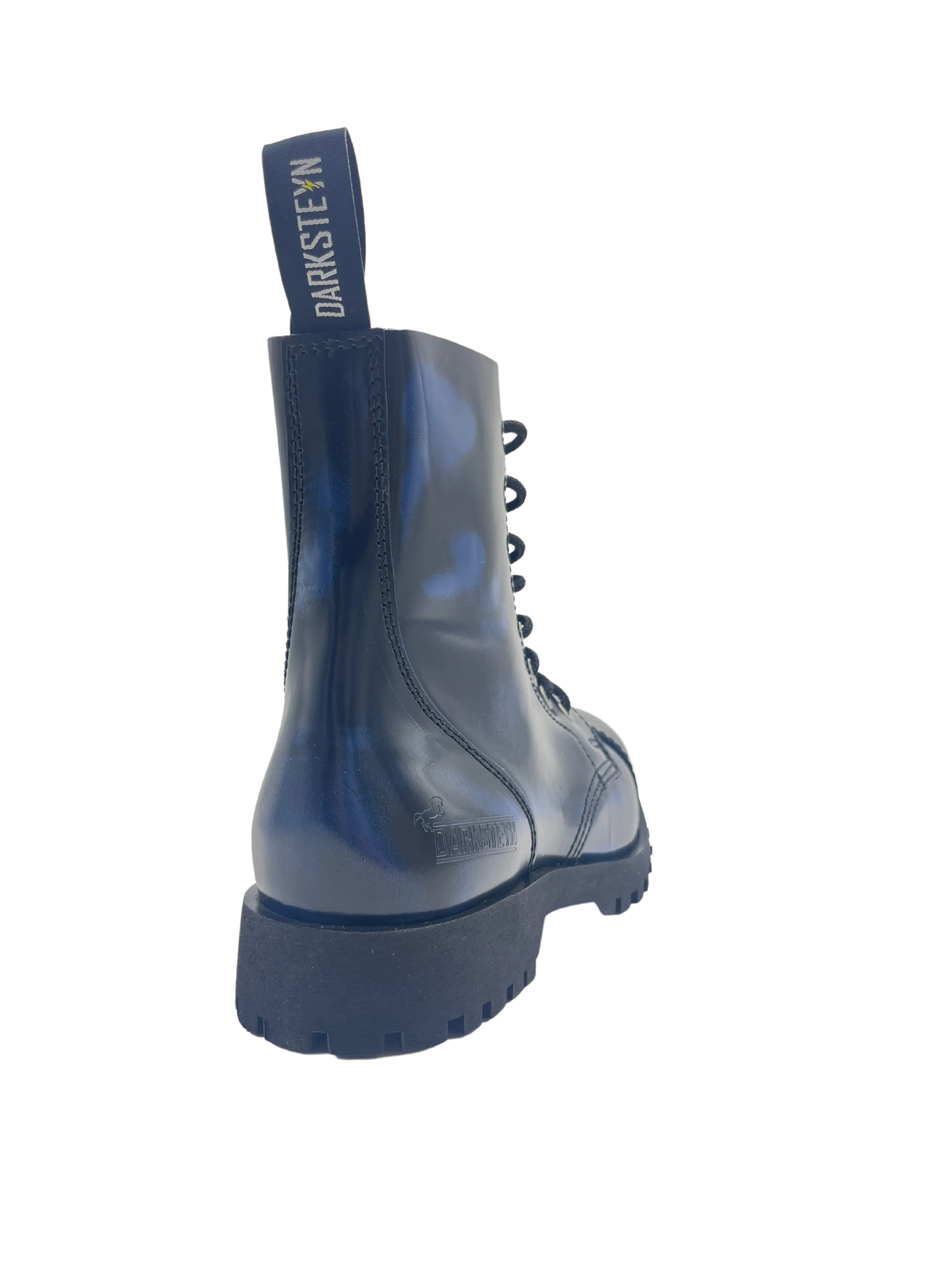 Darksteyn Boots Shoes 8 Eye Ranger Premium Boots Blue Blue