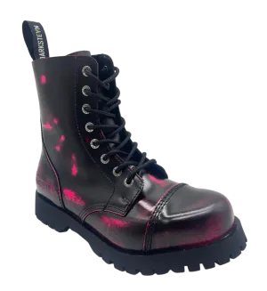 Darksteyn Boots Shoes 8 Eye Ranger Premium Boots Pink Pink