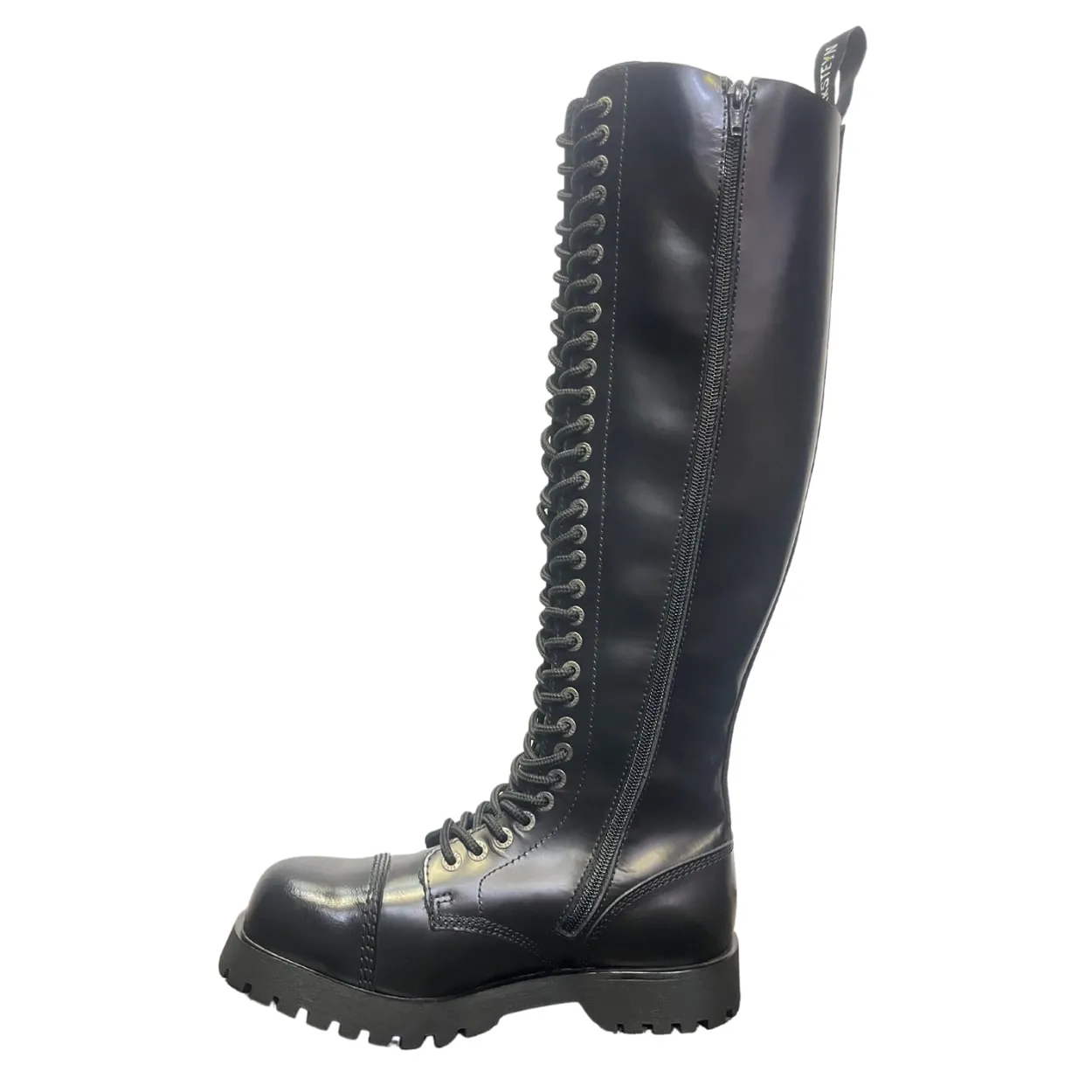 Darksteyn Shoes 30 Eye Ranger Premium Boots Black Boots