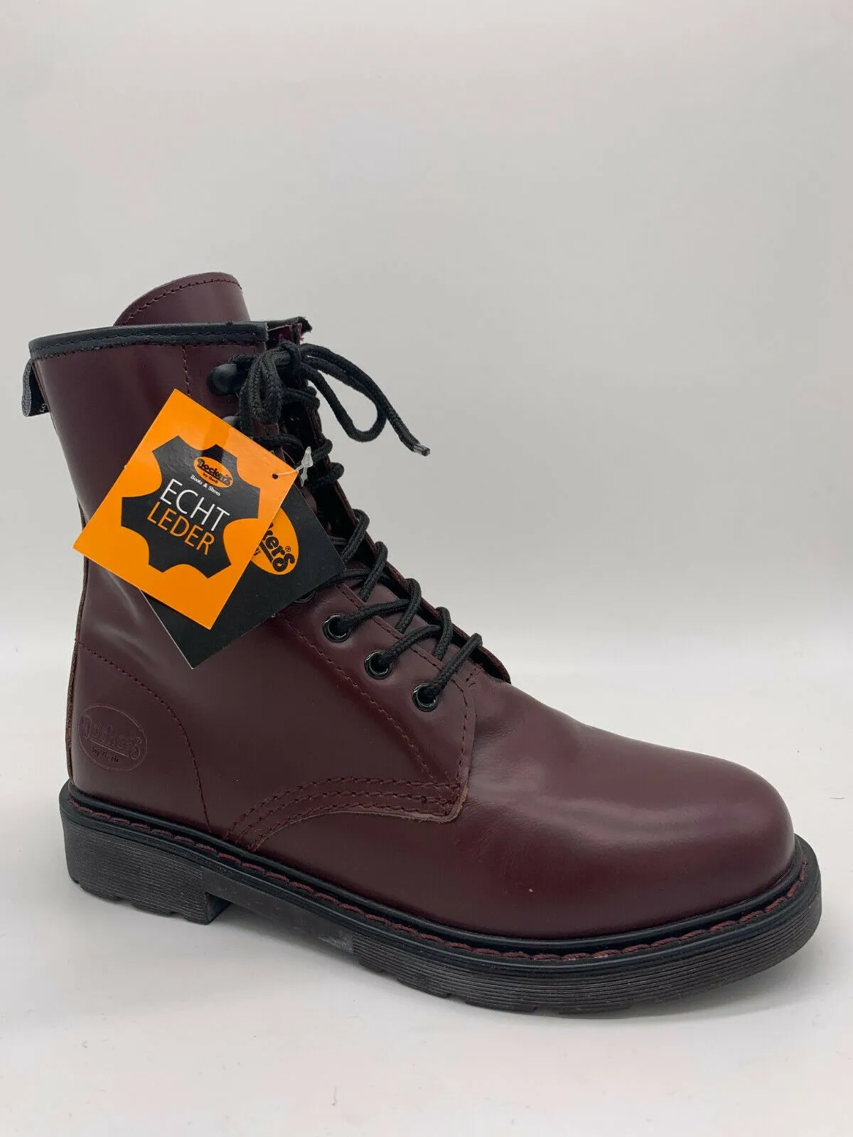 Dockers by Gerli women's ankle boots burgundy boots real leather zip NEW