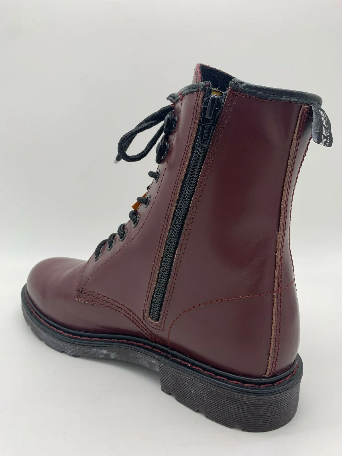 Dockers by Gerli women's ankle boots burgundy boots real leather zip NEW