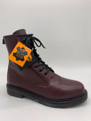 Dockers by Gerli women's ankle boots burgundy boots real leather zip NEW