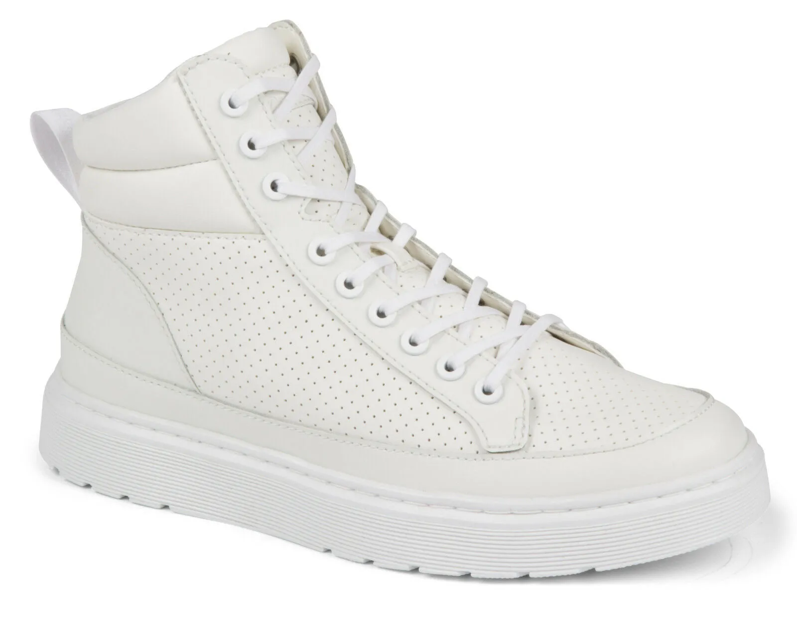 Dr. Martens Shoes Shoes Docs Collar Boots Mid Top Sneakers White Monochrome