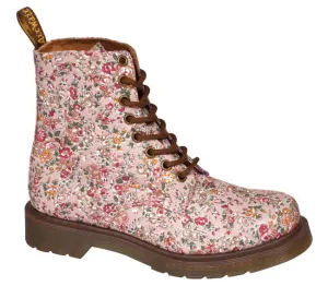 Dr.Martens Shoes 8 Hole Page Meadow Women's Boots Floral Pattern