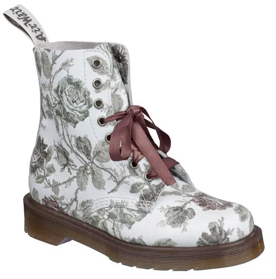 Dr.Martens shoes 8-hole women's boots floral pattern