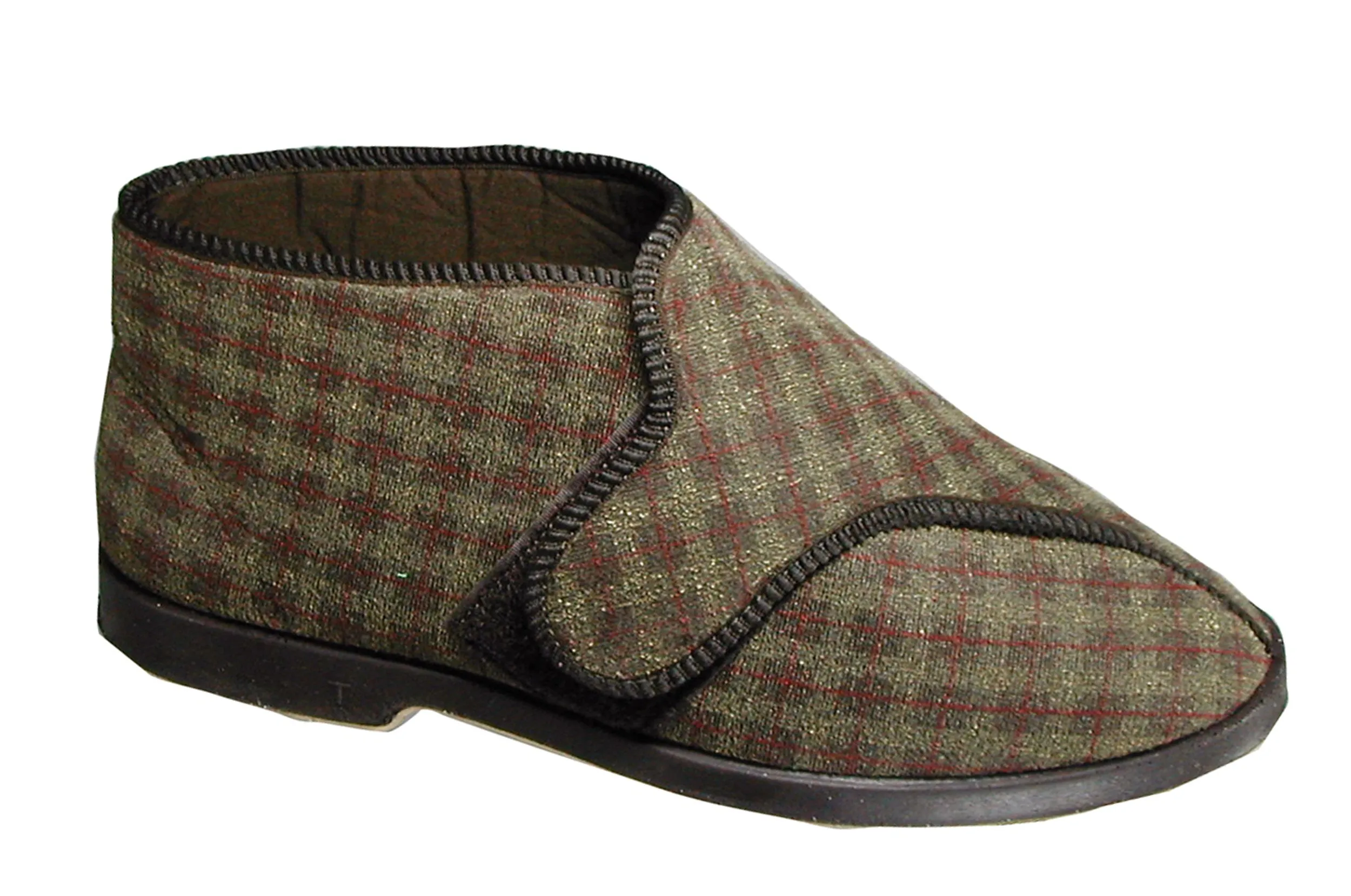 GBS Keswick Mens Touch Fastening Slipper Boot