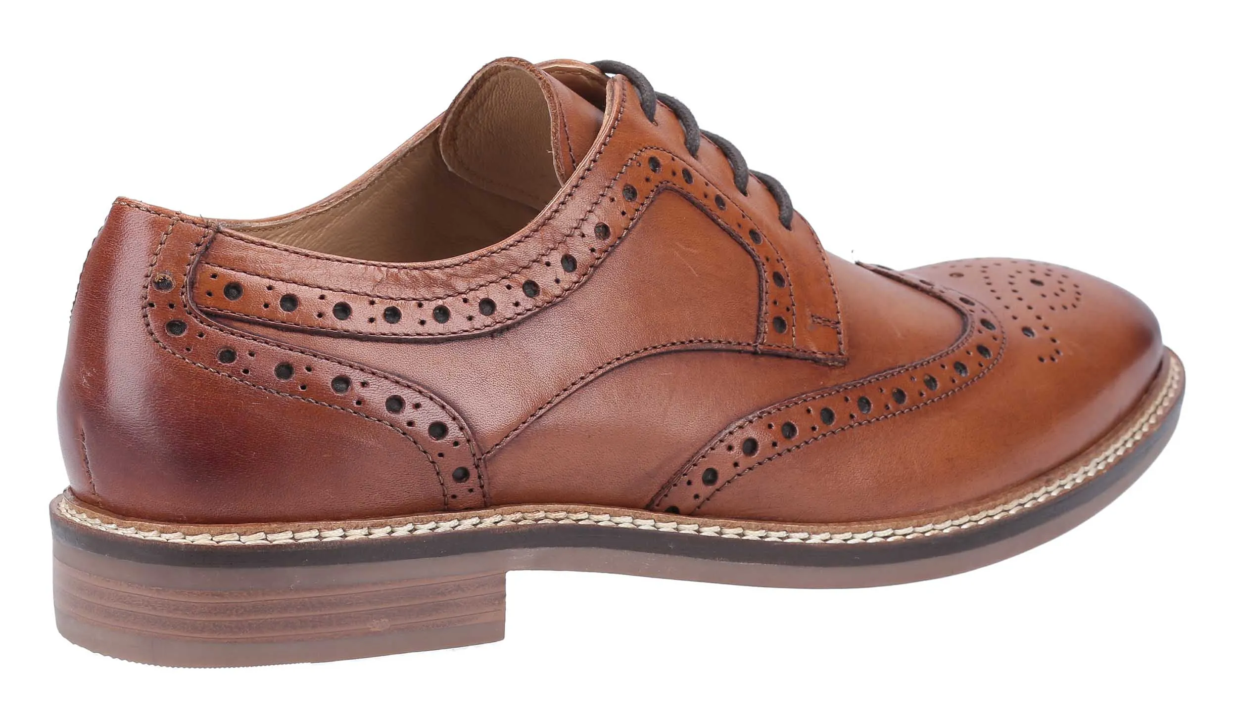 Hush Puppies Bryson Mens Brogue Derby Shoes