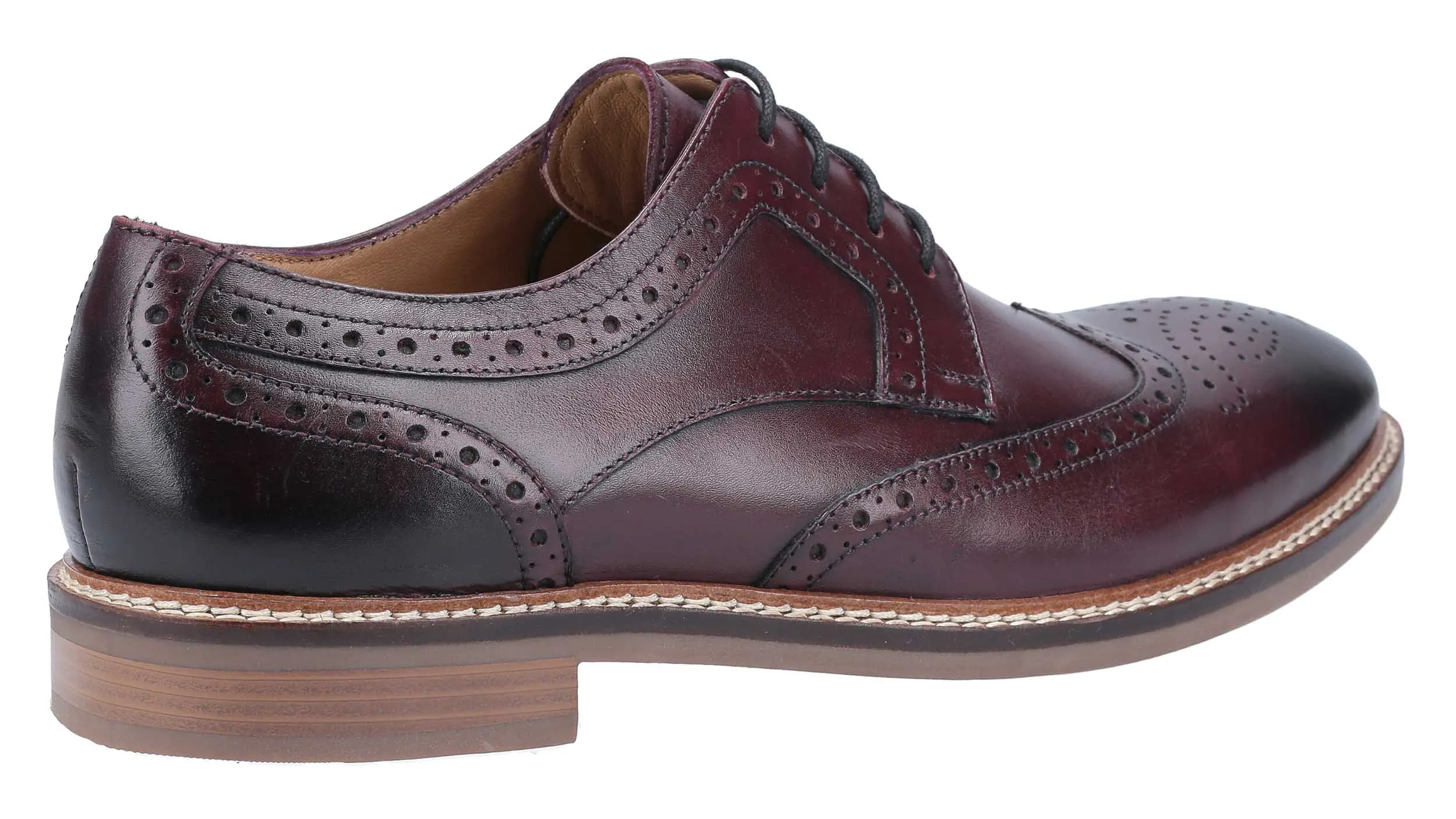Hush Puppies Bryson Mens Brogue Derby Shoes