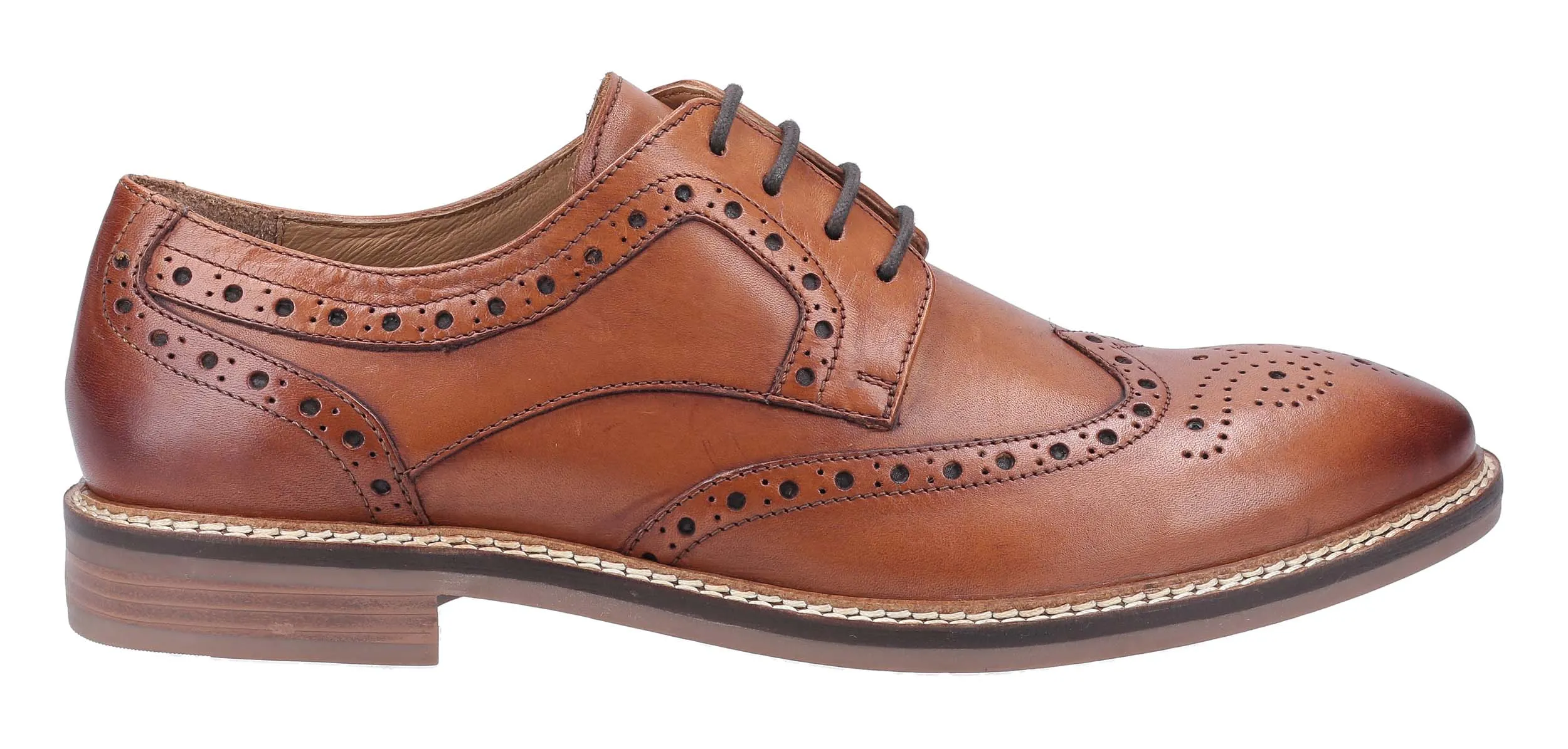 Hush Puppies Bryson Mens Brogue Derby Shoes