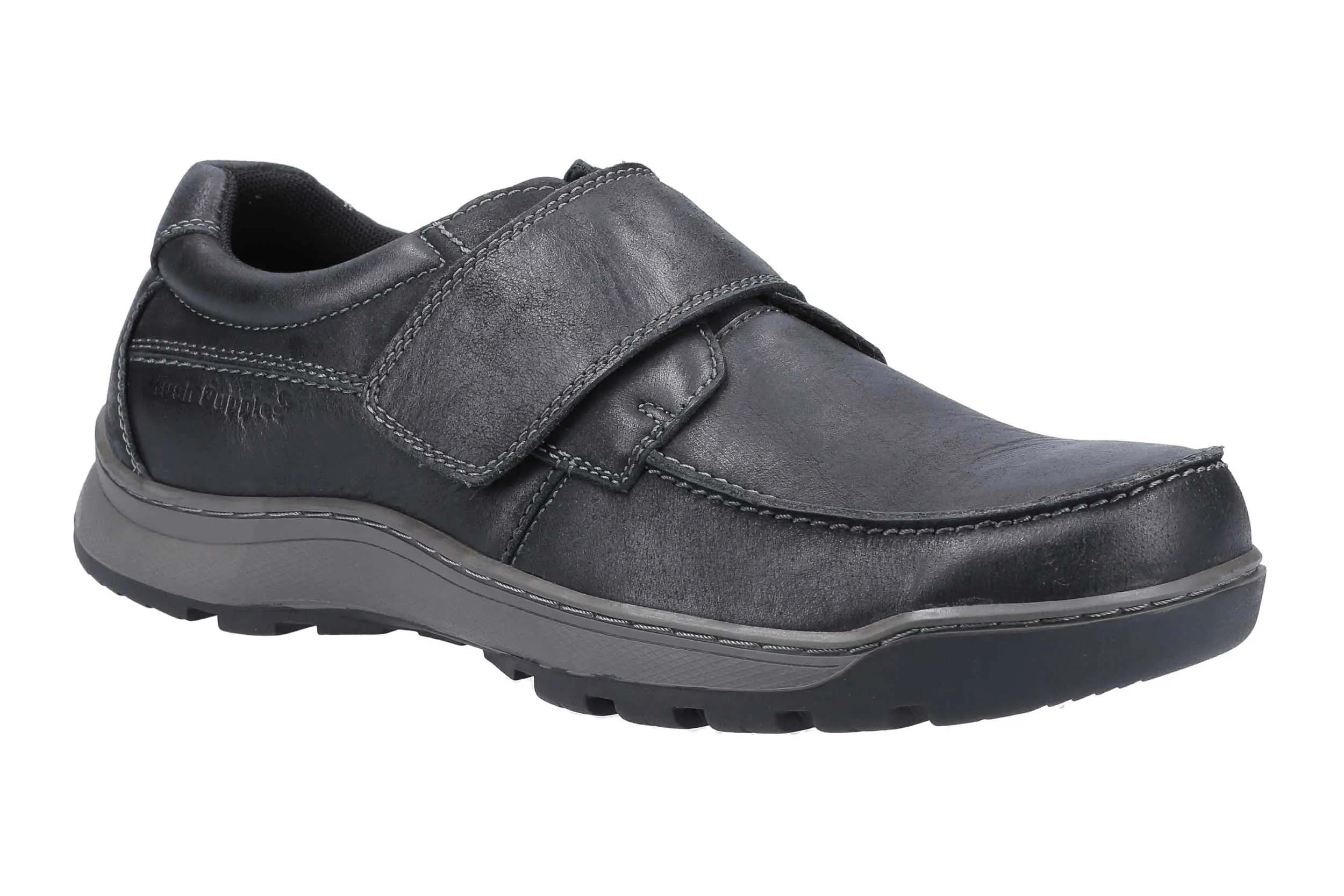 Hush Puppies Casper Mens Touch Fastening Shoes