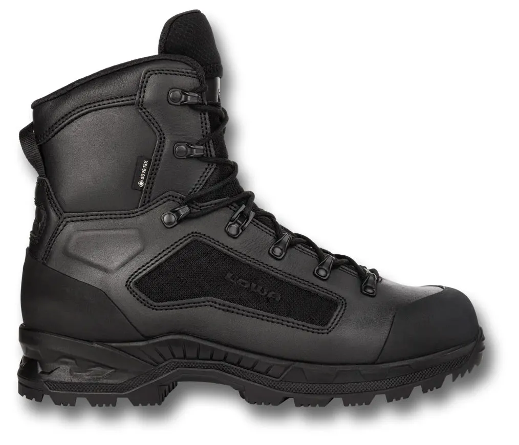 LOWA BREACHER MID BOOTS BLACK GTX Silvermans