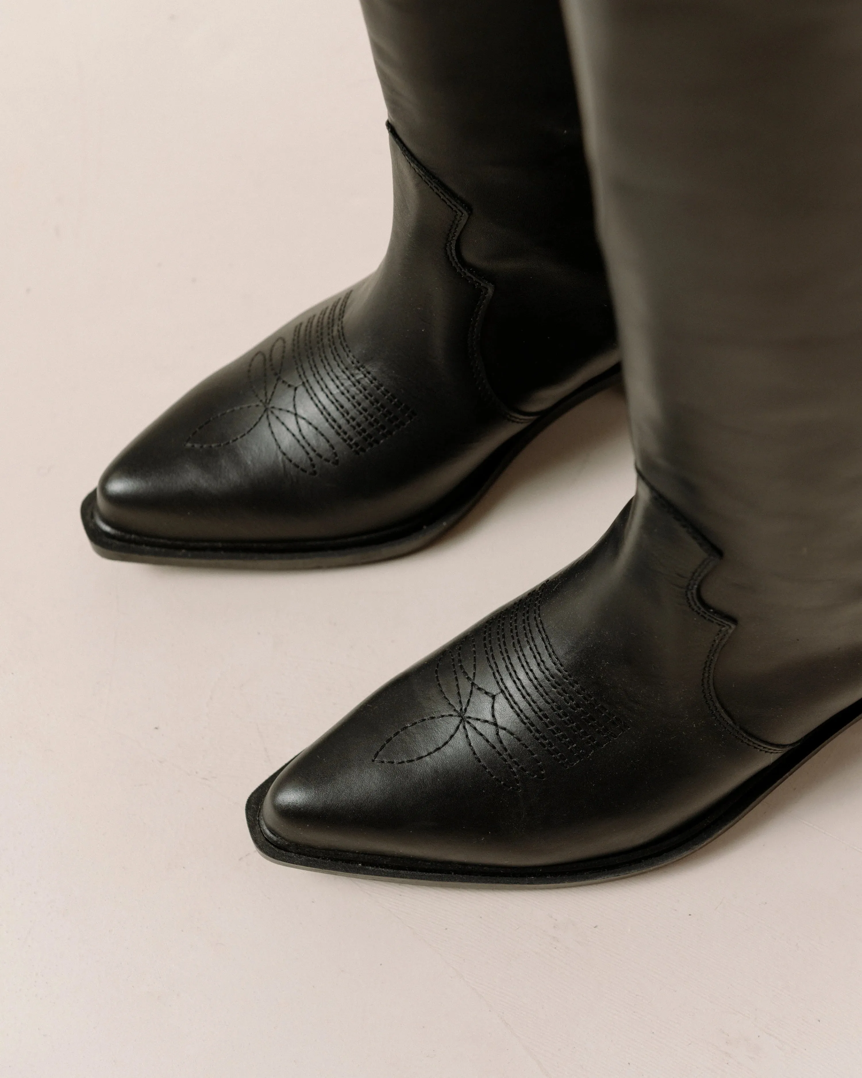 Mount Black Cowboy Boots