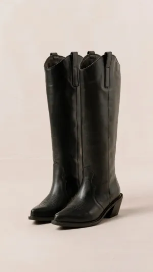 Mount Black Cowboy Boots