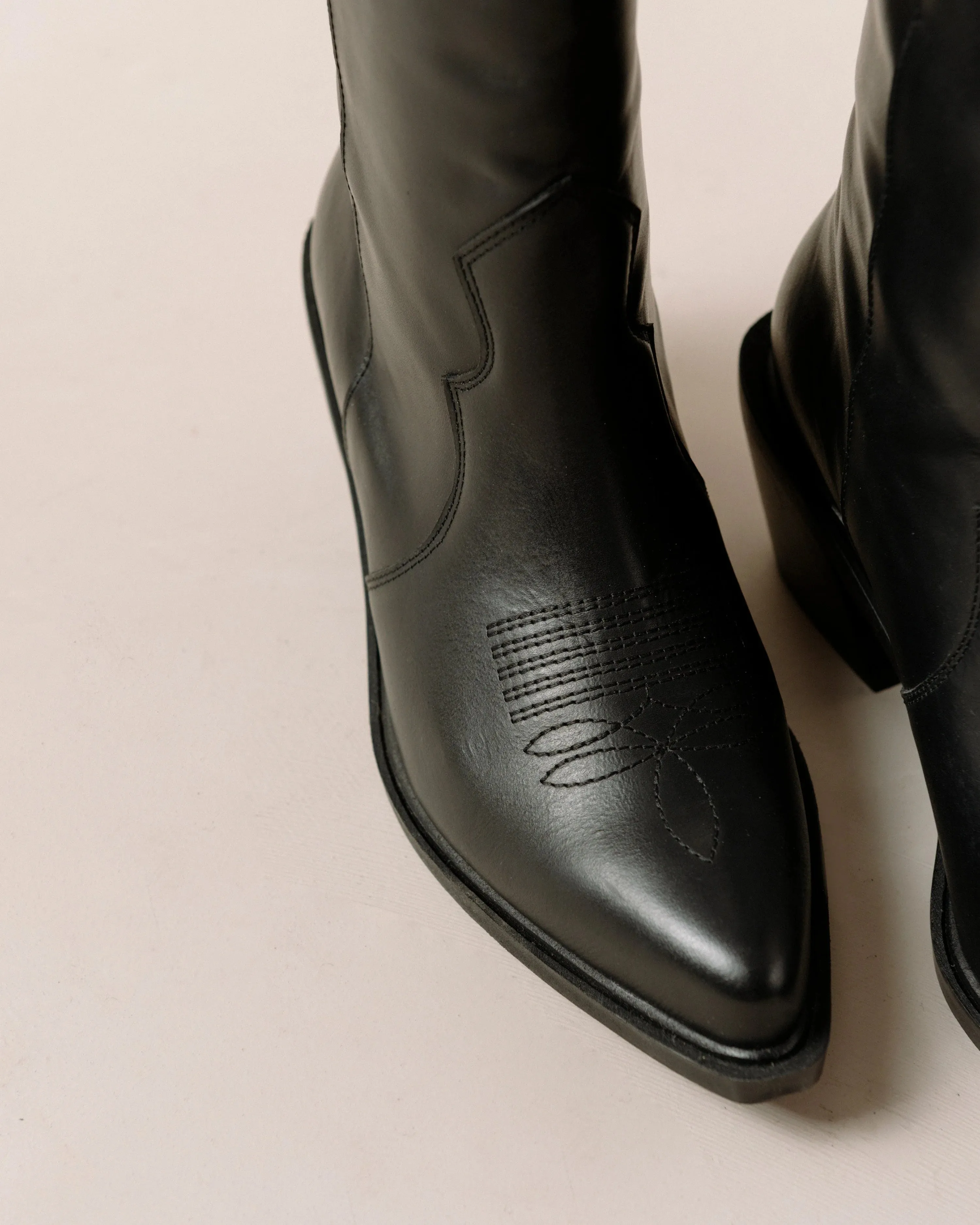Mount Black Cowboy Boots