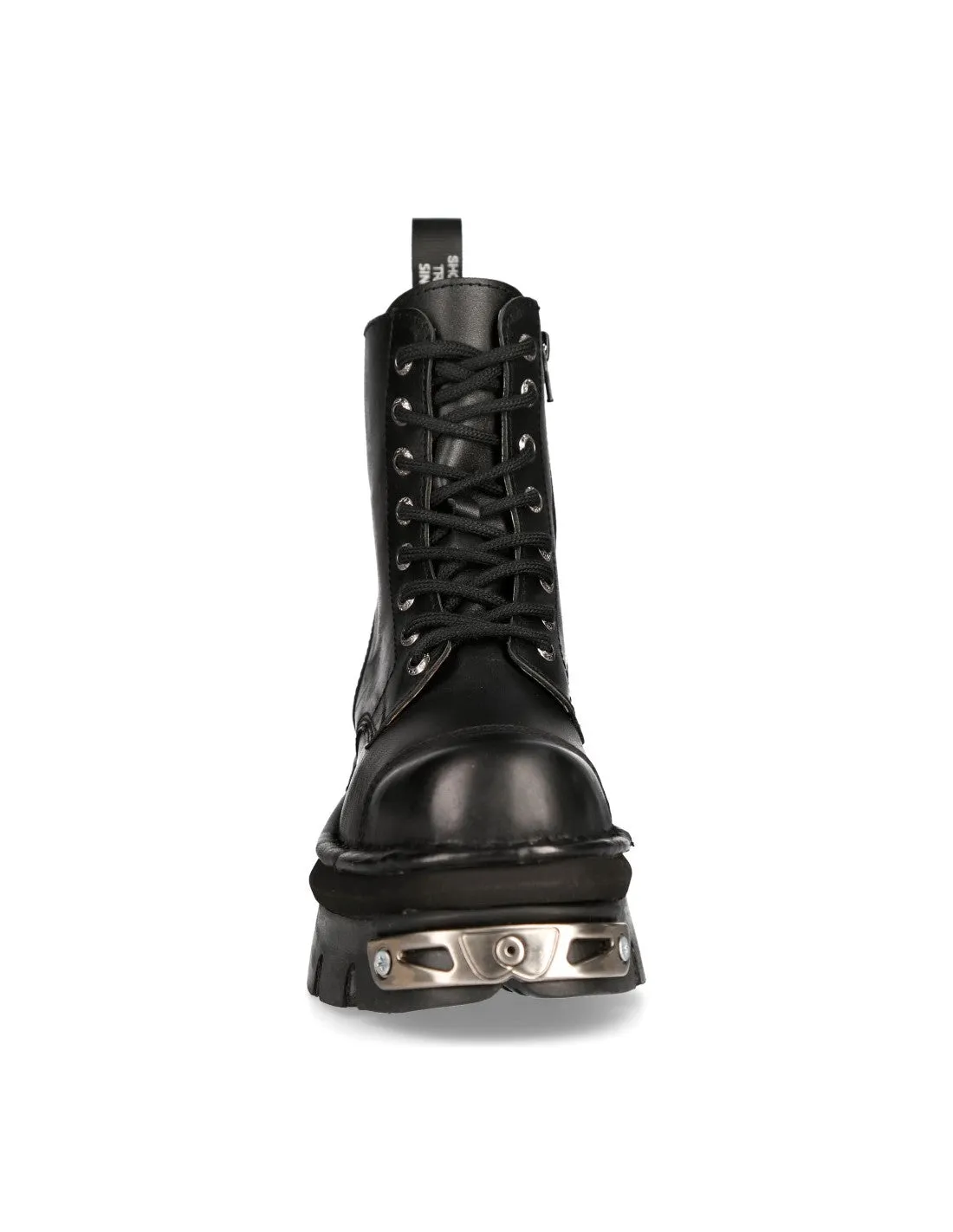 New Rock Boots Shoes Boots Platform Black METALLIC M-NEWMILI083-S36