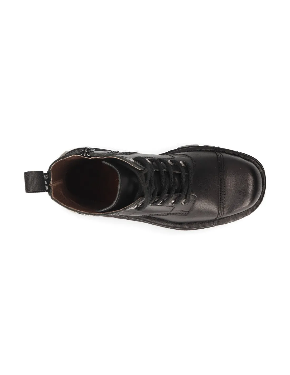 New Rock Boots Shoes Boots Platform Black METALLIC M-NEWMILI083-S36