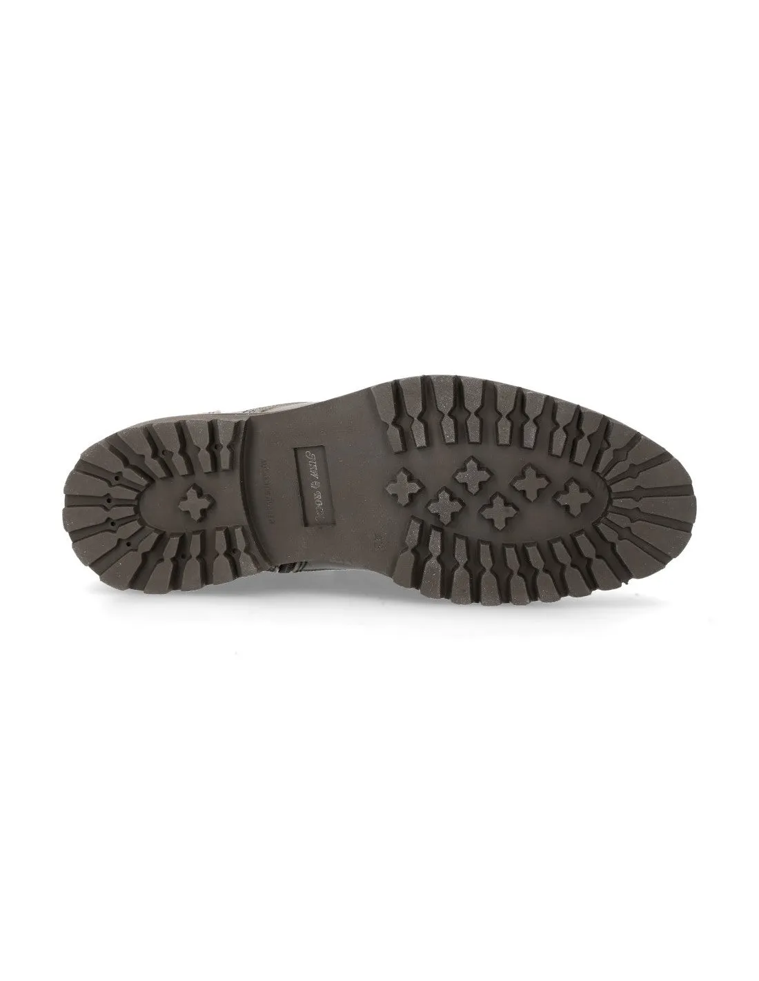 New Rock M-MONTAGNA002-S1 Boots Shoes Real Leather Black