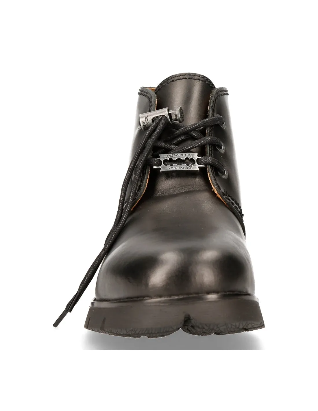 New Rock M-RANGER042-S1 Boots Shoes Real Leather Black