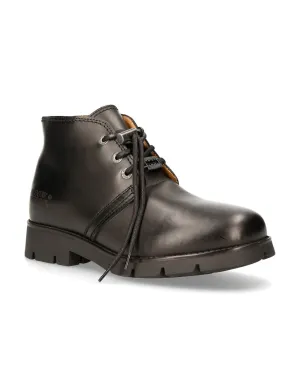 New Rock M-RANGER042-S1 Boots Shoes Real Leather Black