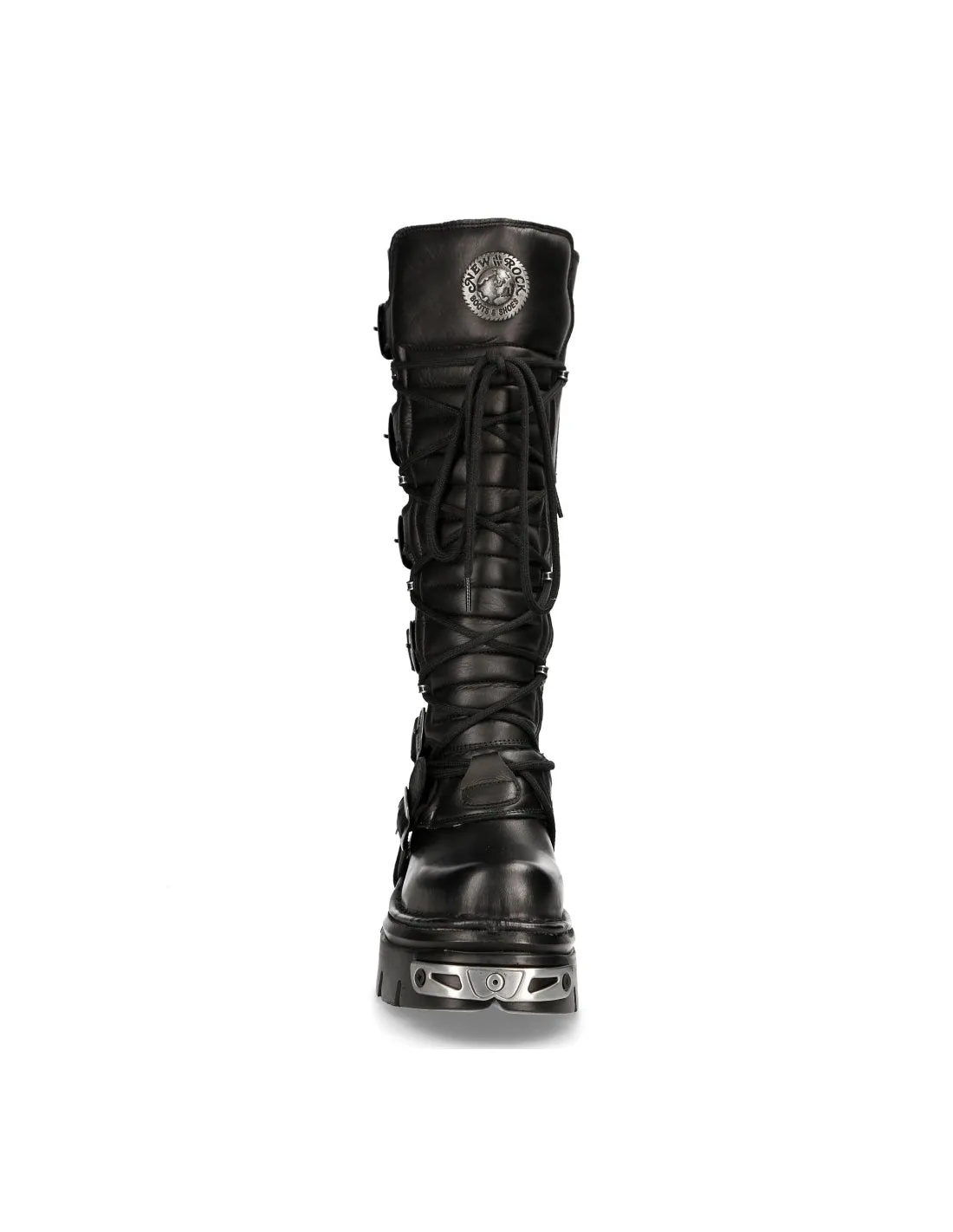 New Rock Schuhe High Boots M-272-S1 Stiefel Gothic Echtleder