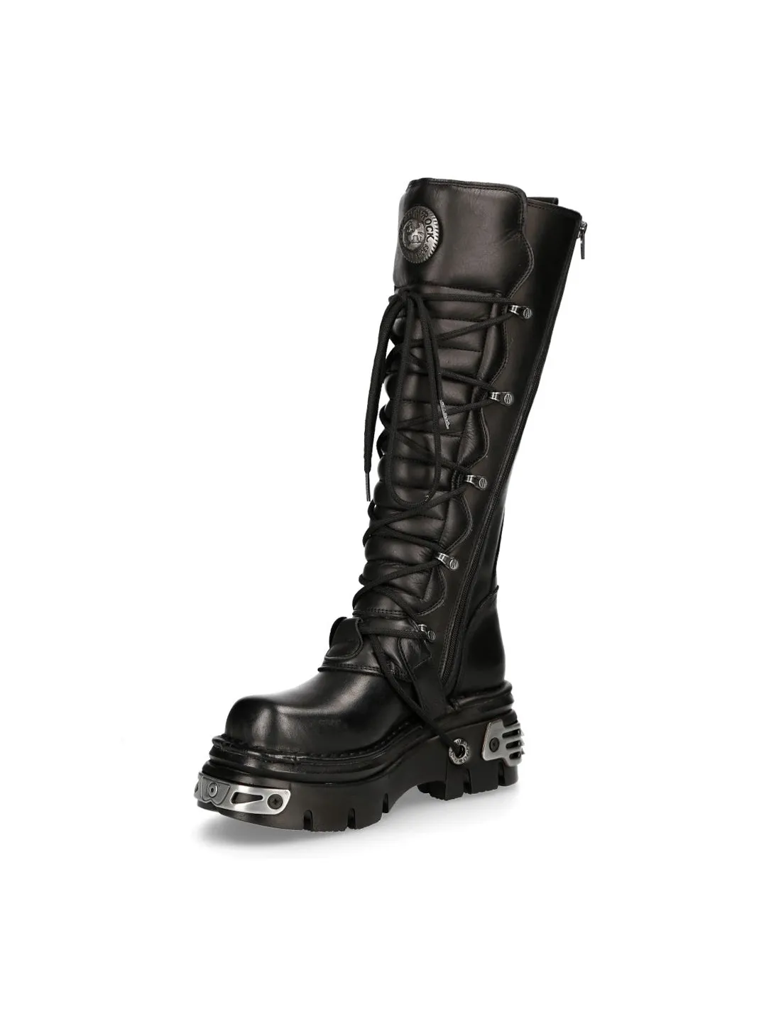 New Rock Schuhe High Boots M-272-S1 Stiefel Gothic Echtleder