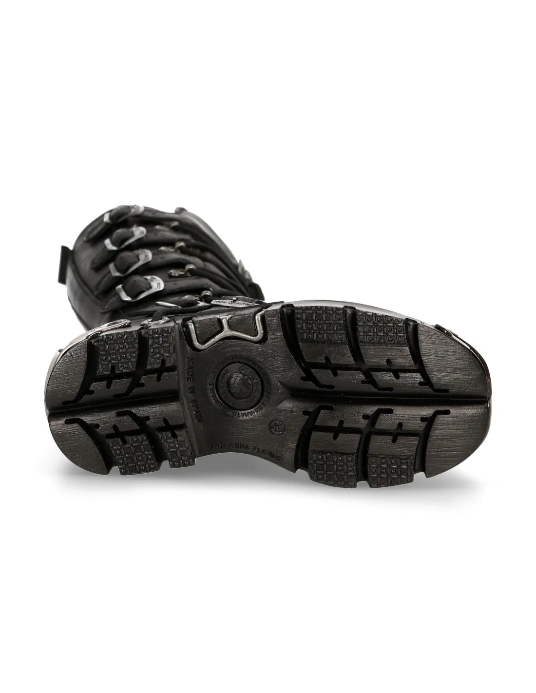 New Rock Schuhe High Boots M-272-S1 Stiefel Gothic Echtleder