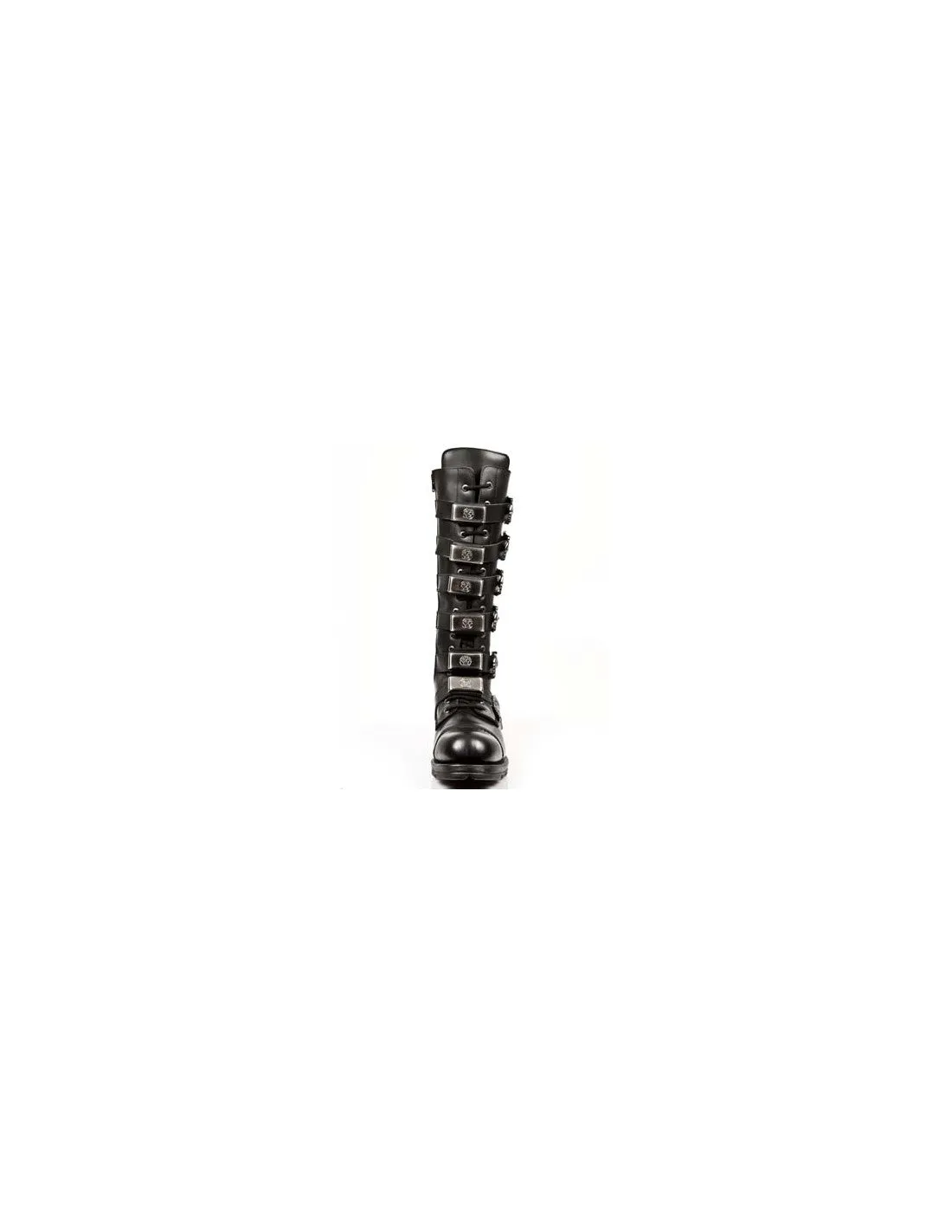 New Rock Schuhe High Boots M-MR009-C1 Stiefel Gothic Echtleder