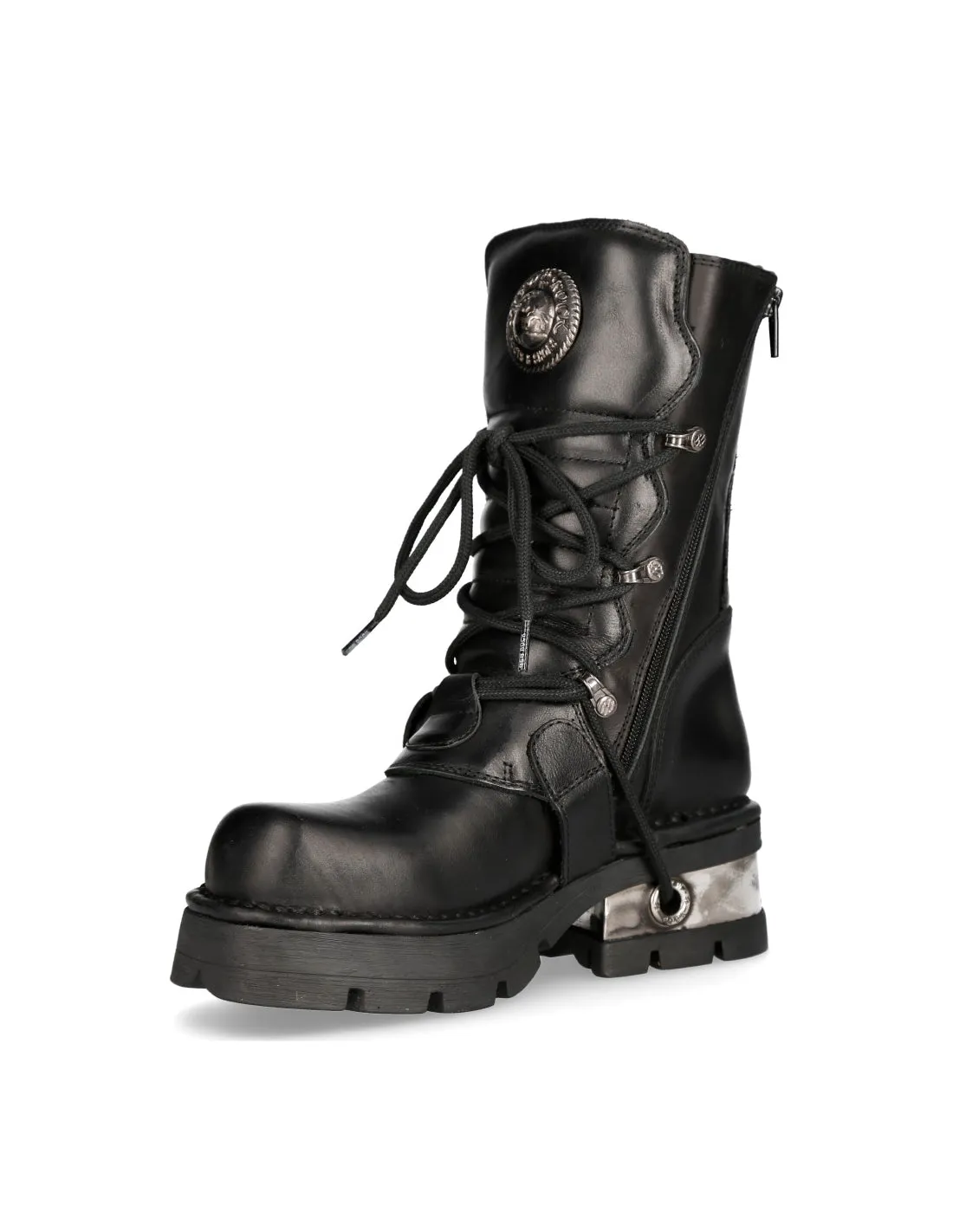 New Rock Shoes Boots M.373-S1 Boots Biker Boots Gothic Unisex Classic Real Leather